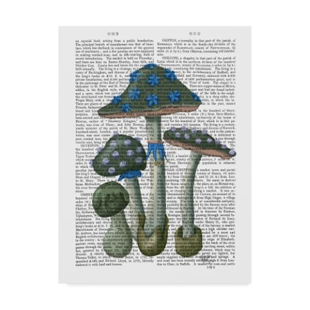 Fab Funky 'Psychedelic Mushrooms 1' Canvas Art,35x47